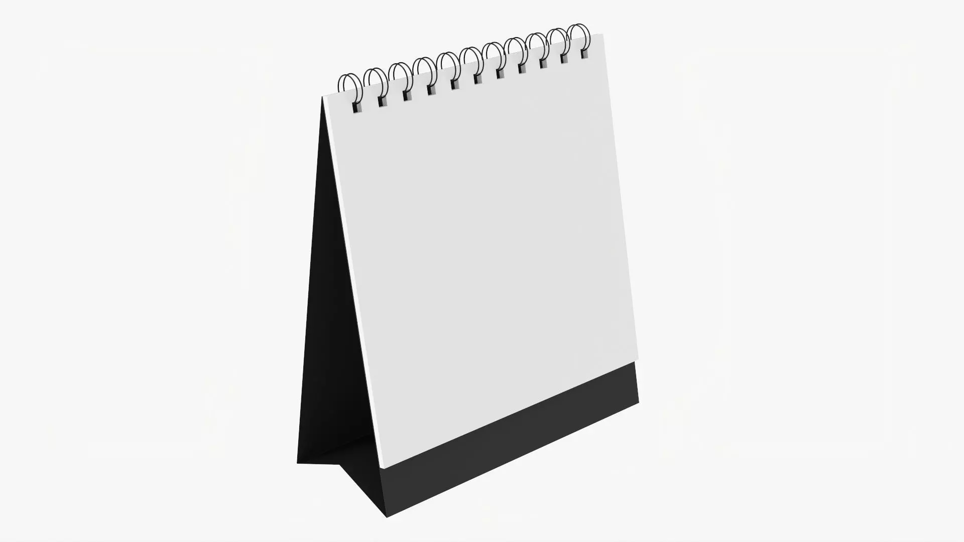 Desk calendar flip-top mockup 02 3D model_0