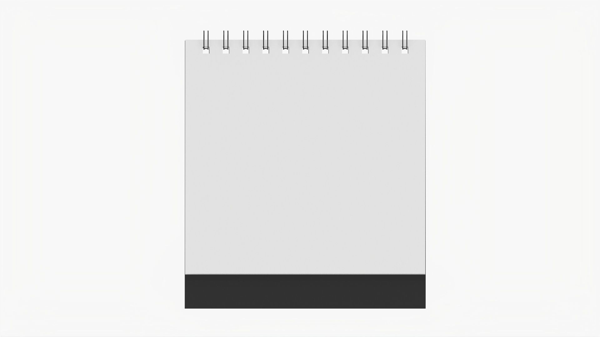 Desk calendar flip-top mockup 02 3D model_3