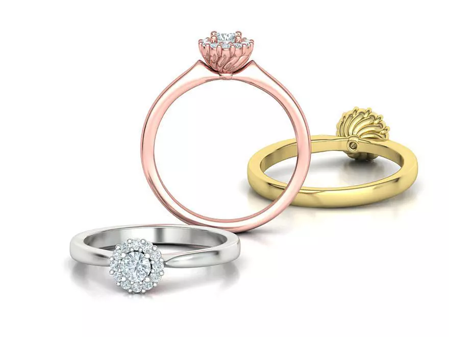 Bespoke Promise Ring Own Spiral design printable 3dmodel 3D print model_0