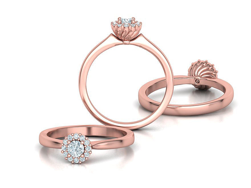 Bespoke Promise Ring Own Spiral design printable 3dmodel 3D print model_1