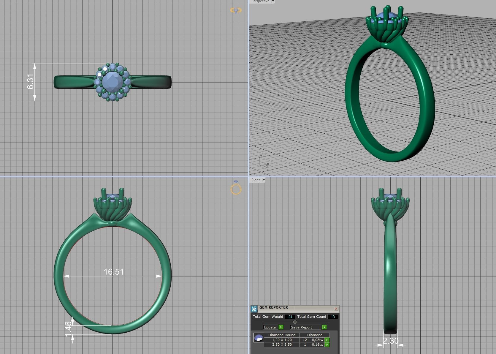 Bespoke Promise Ring Own Spiral design printable 3dmodel 3D print model_22