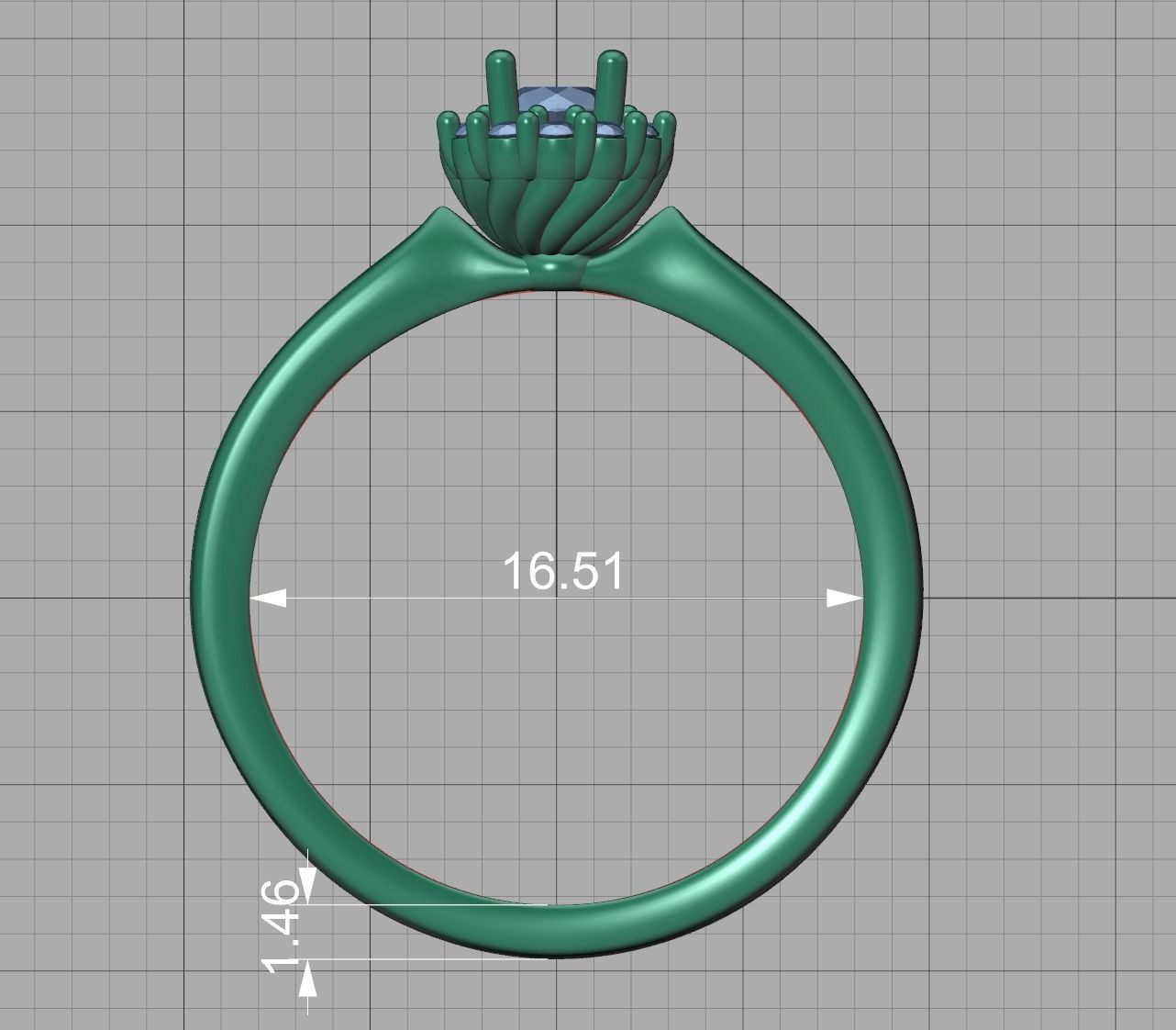 Bespoke Promise Ring Own Spiral design printable 3dmodel 3D print model_24