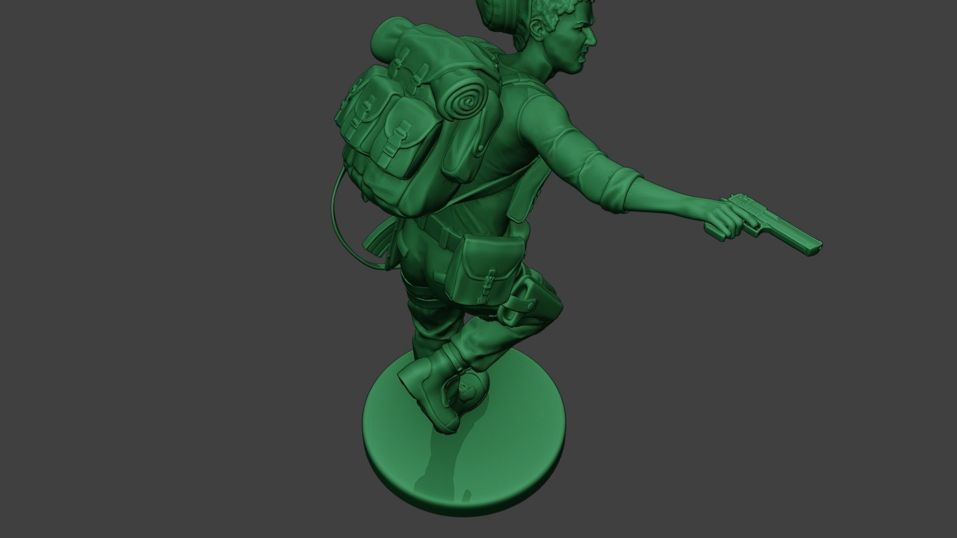 Modern Jungle Soldier Run5 MJS1 3D print model_22