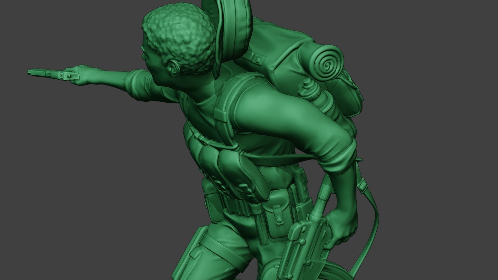 Modern Jungle Soldier Run5 MJS1 3D print model_18