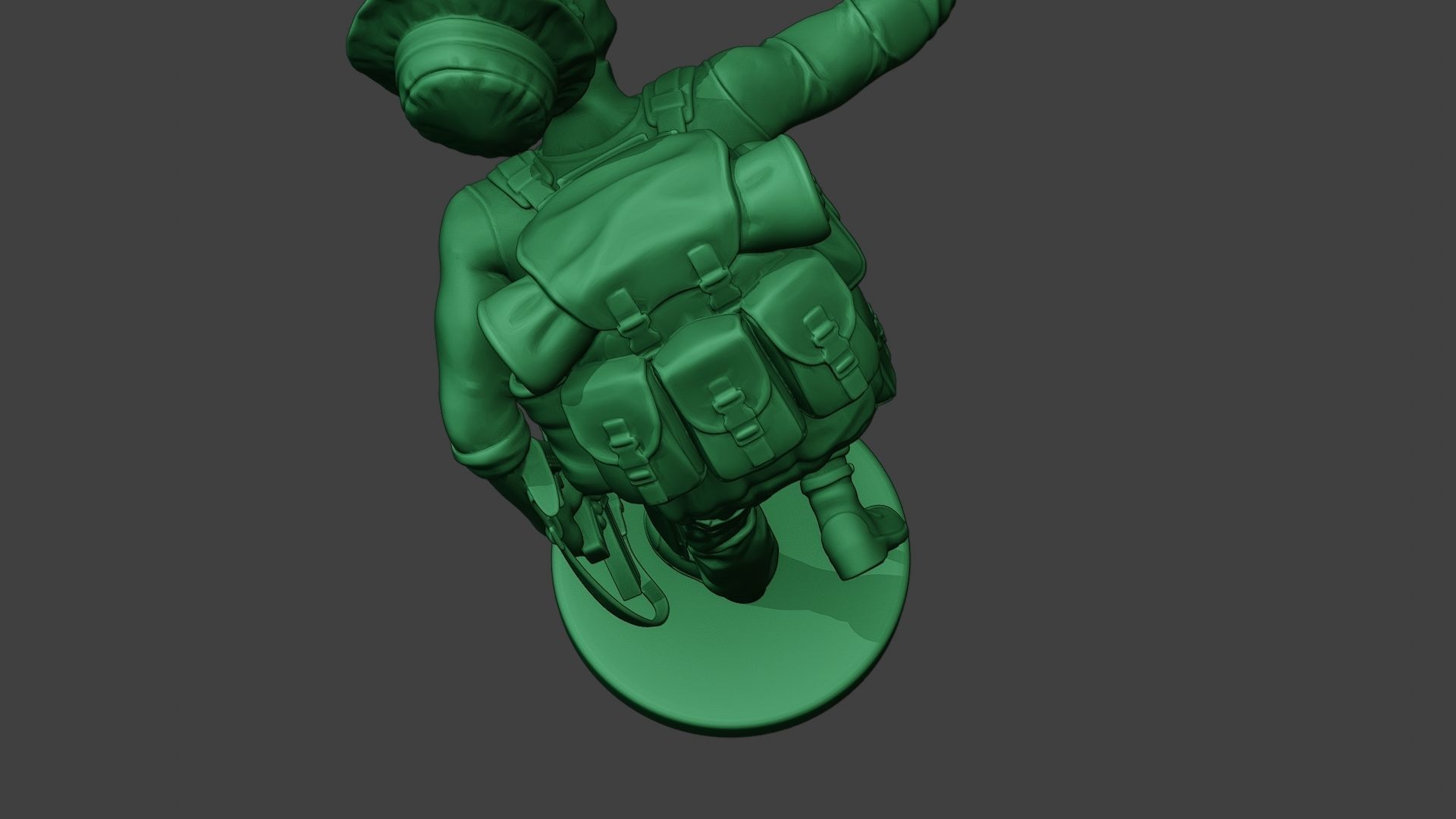 Modern Jungle Soldier Run5 MJS1 3D print model_16