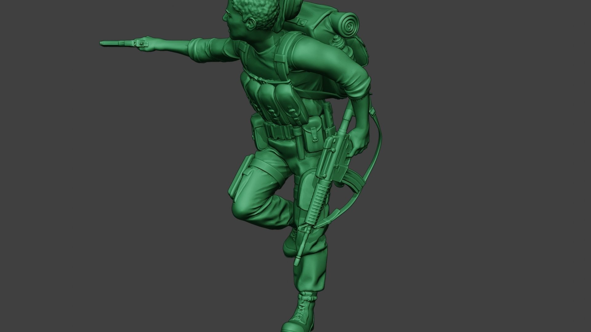 Modern Jungle Soldier Run5 MJS1 3D print model_27