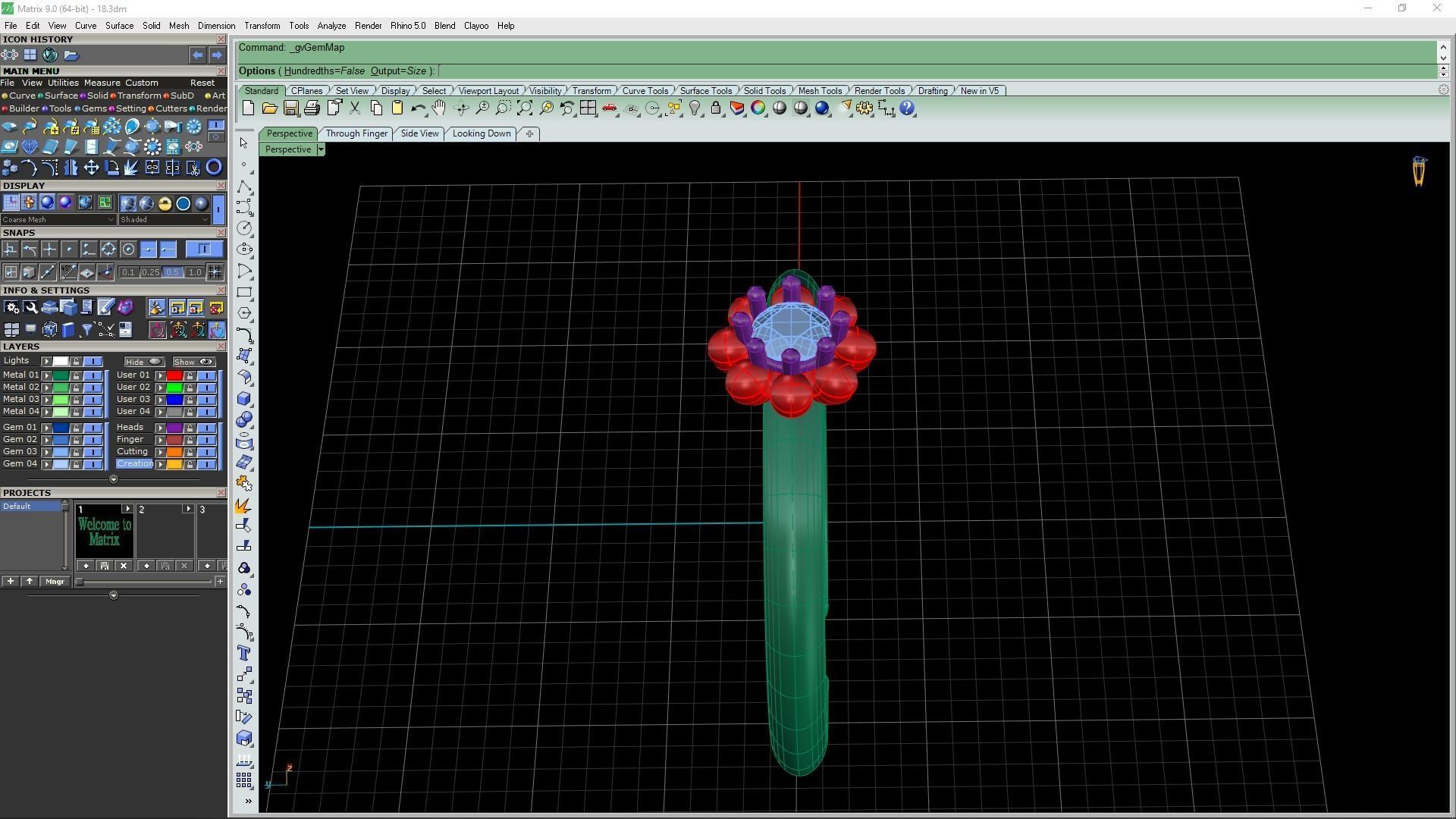 3d-Model Flower ring 3D print model_14