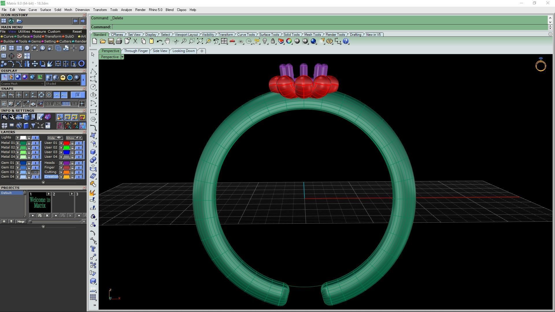 3d-Model Flower ring 3D print model_13