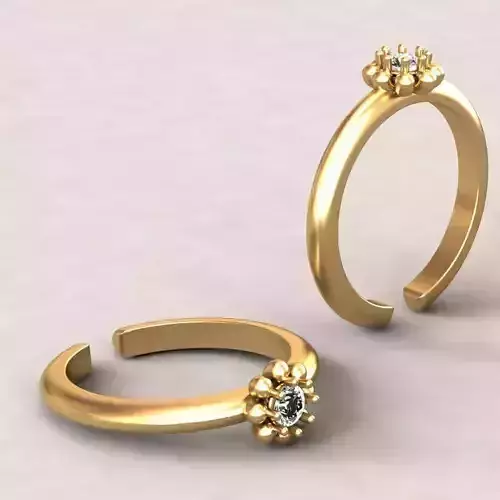 3d-Model Flower ring