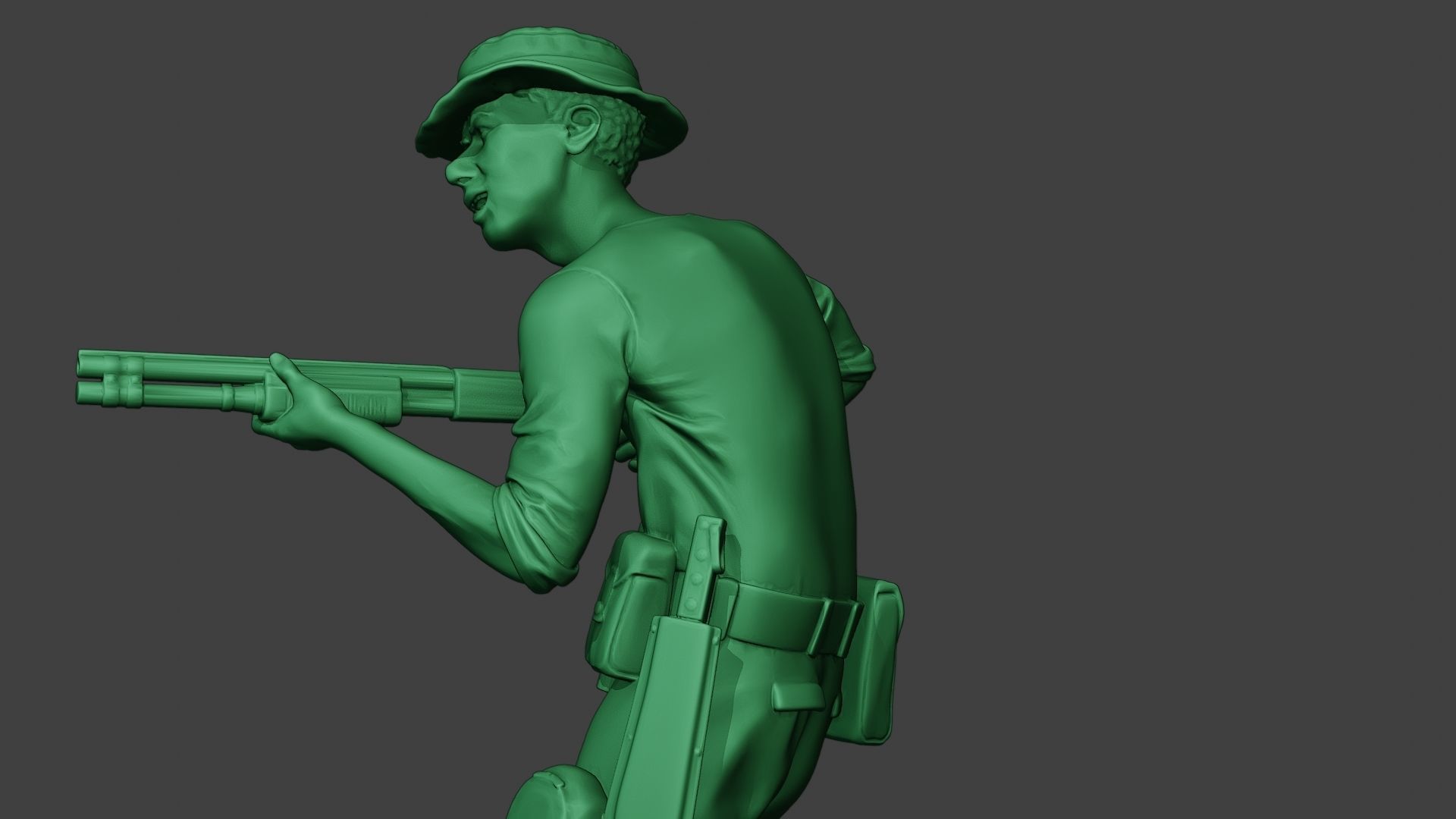 Modern Jungle Soldier Run7 MJS1 3D print model_17