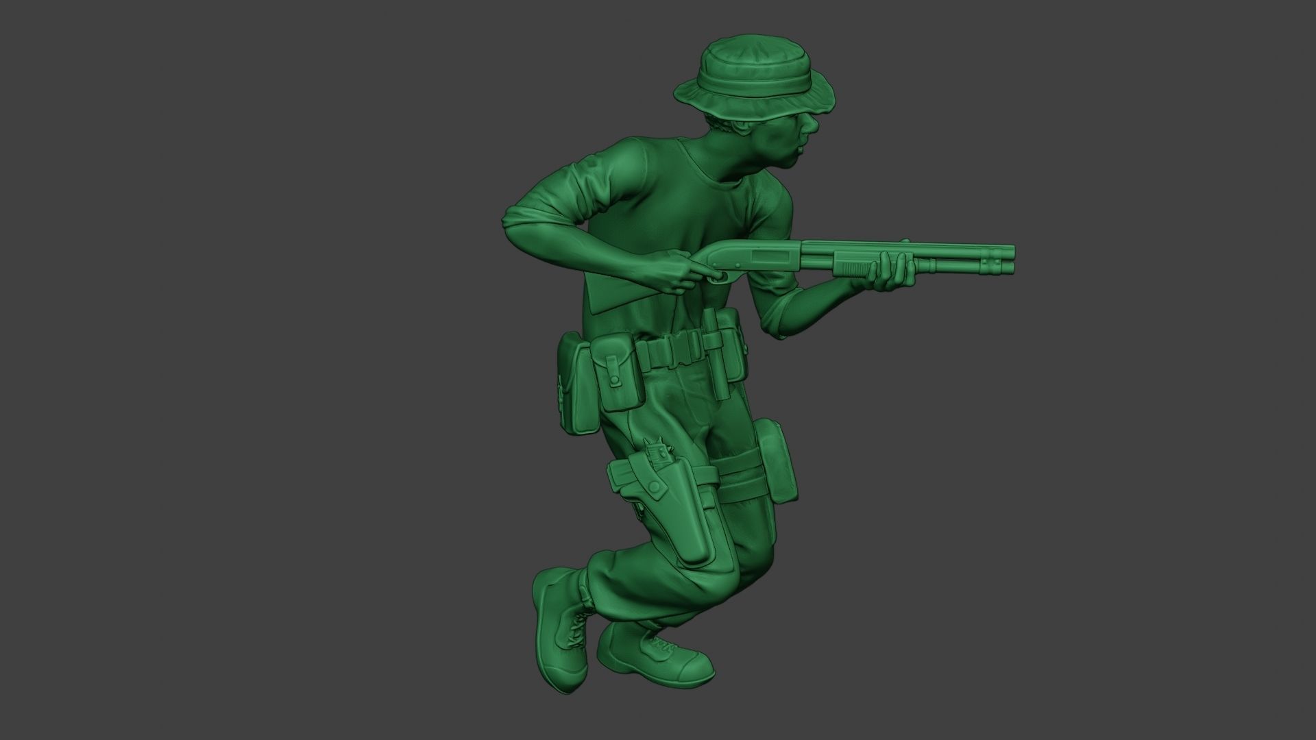 Modern Jungle Soldier Run7 MJS1 3D print model_30