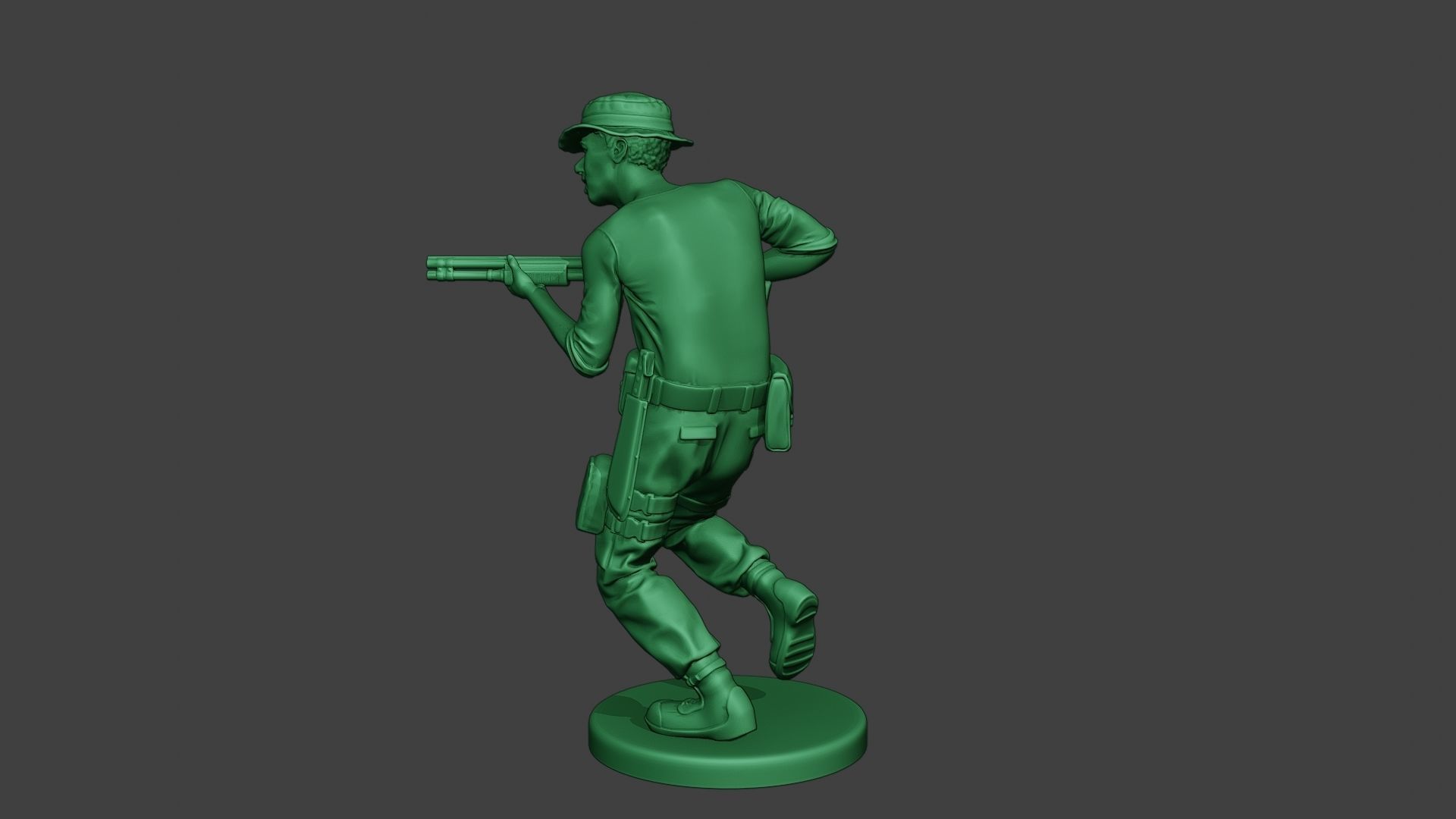Modern Jungle Soldier Run7 MJS1 3D print model_4