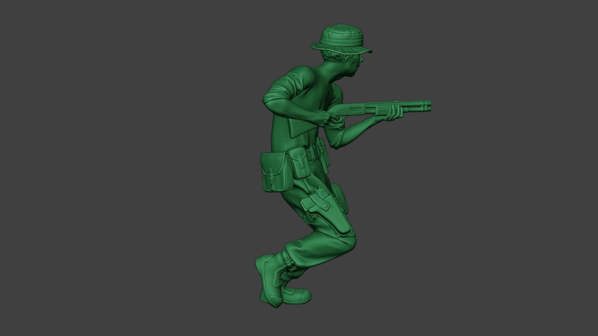Modern Jungle Soldier Run7 MJS1 3D print model_31