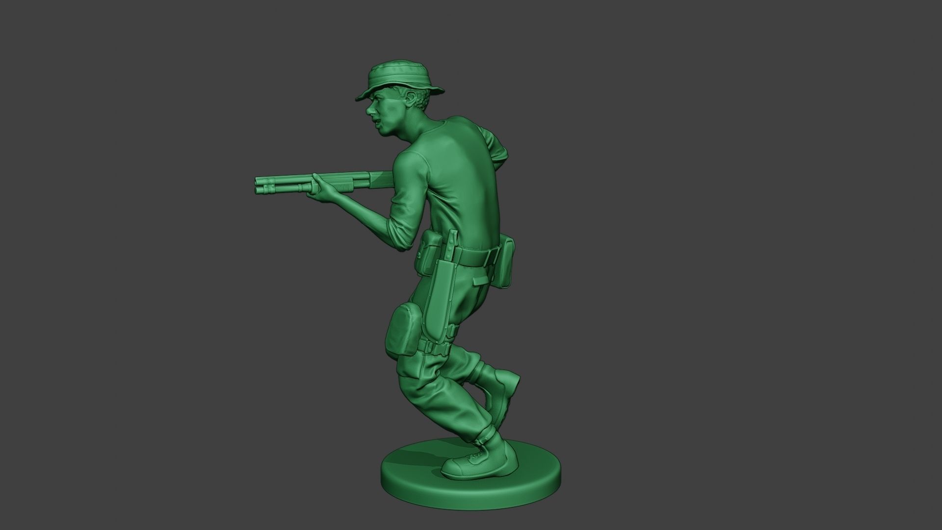 Modern Jungle Soldier Run7 MJS1 3D print model_3