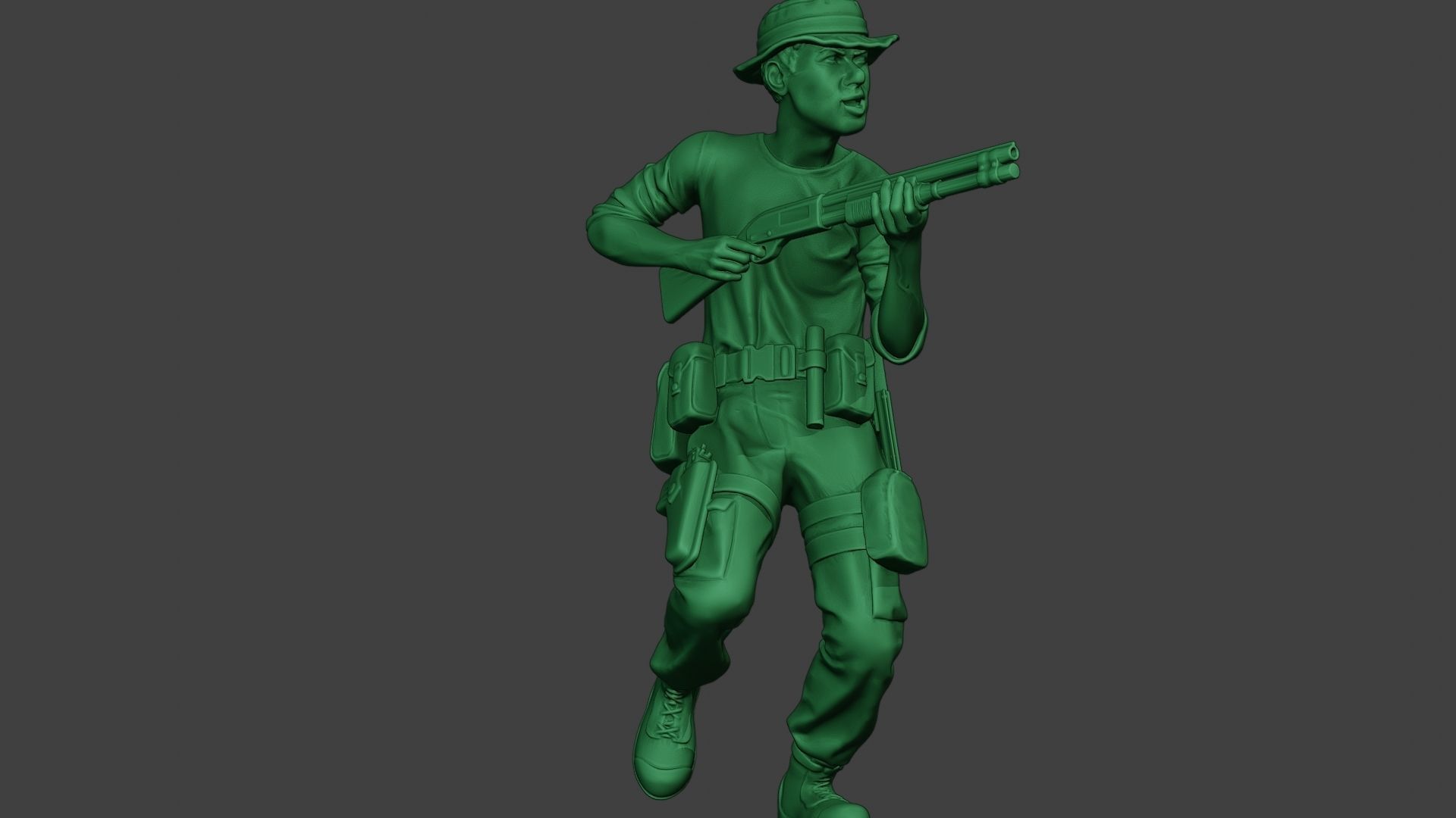 Modern Jungle Soldier Run7 MJS1 3D print model_13