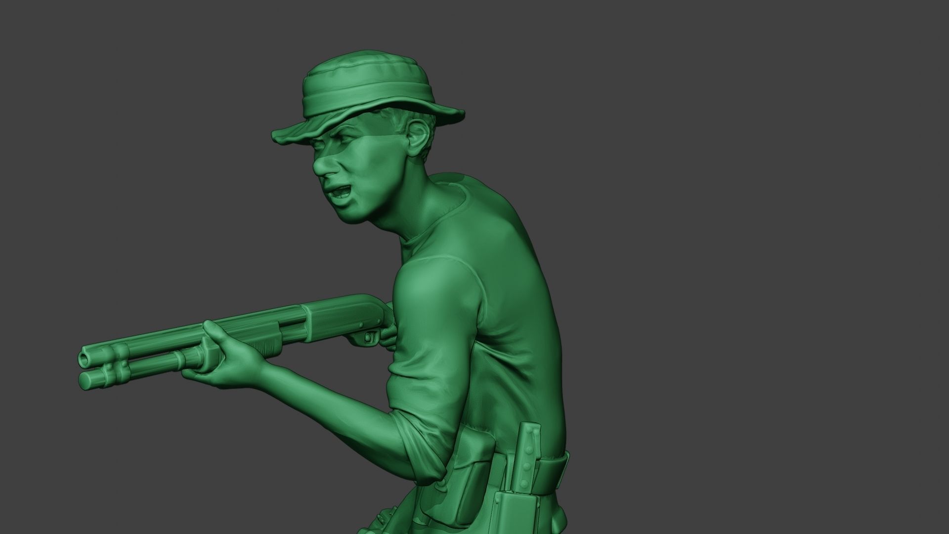 Modern Jungle Soldier Run7 MJS1 3D print model_18