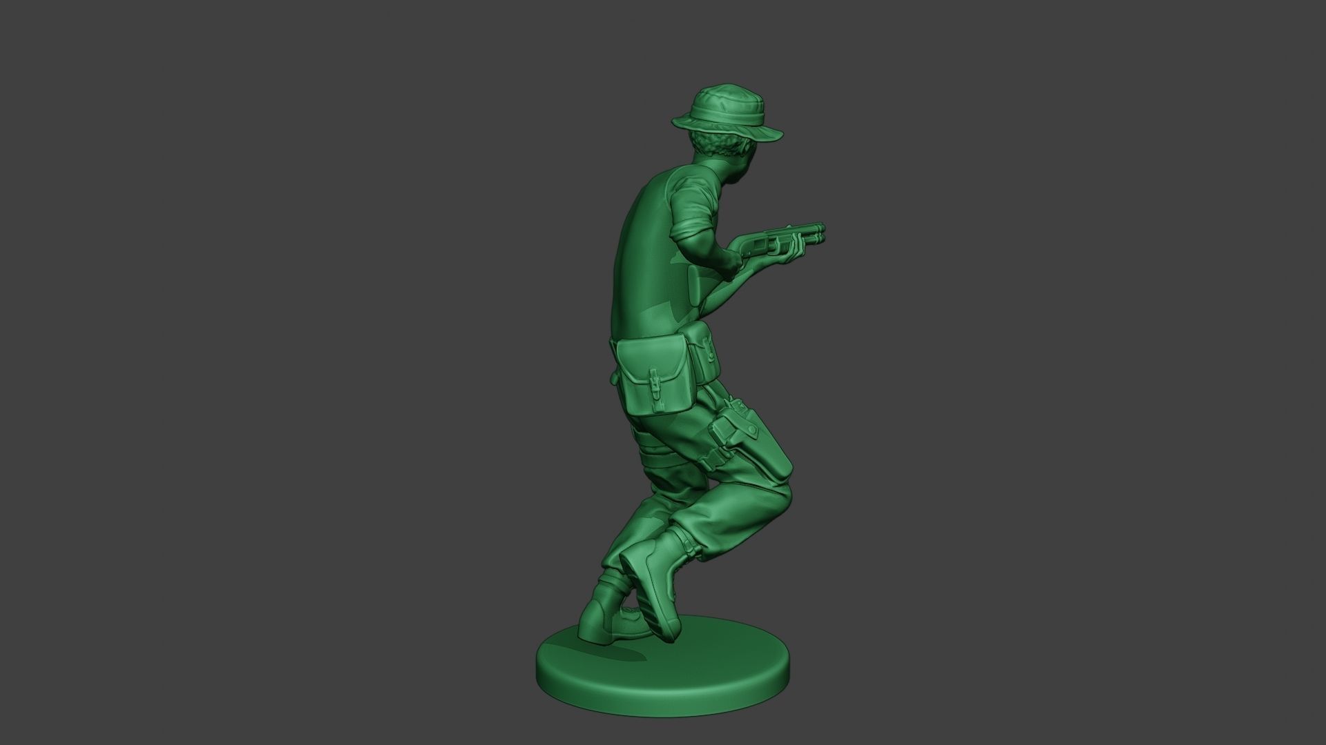 Modern Jungle Soldier Run7 MJS1 3D print model_7
