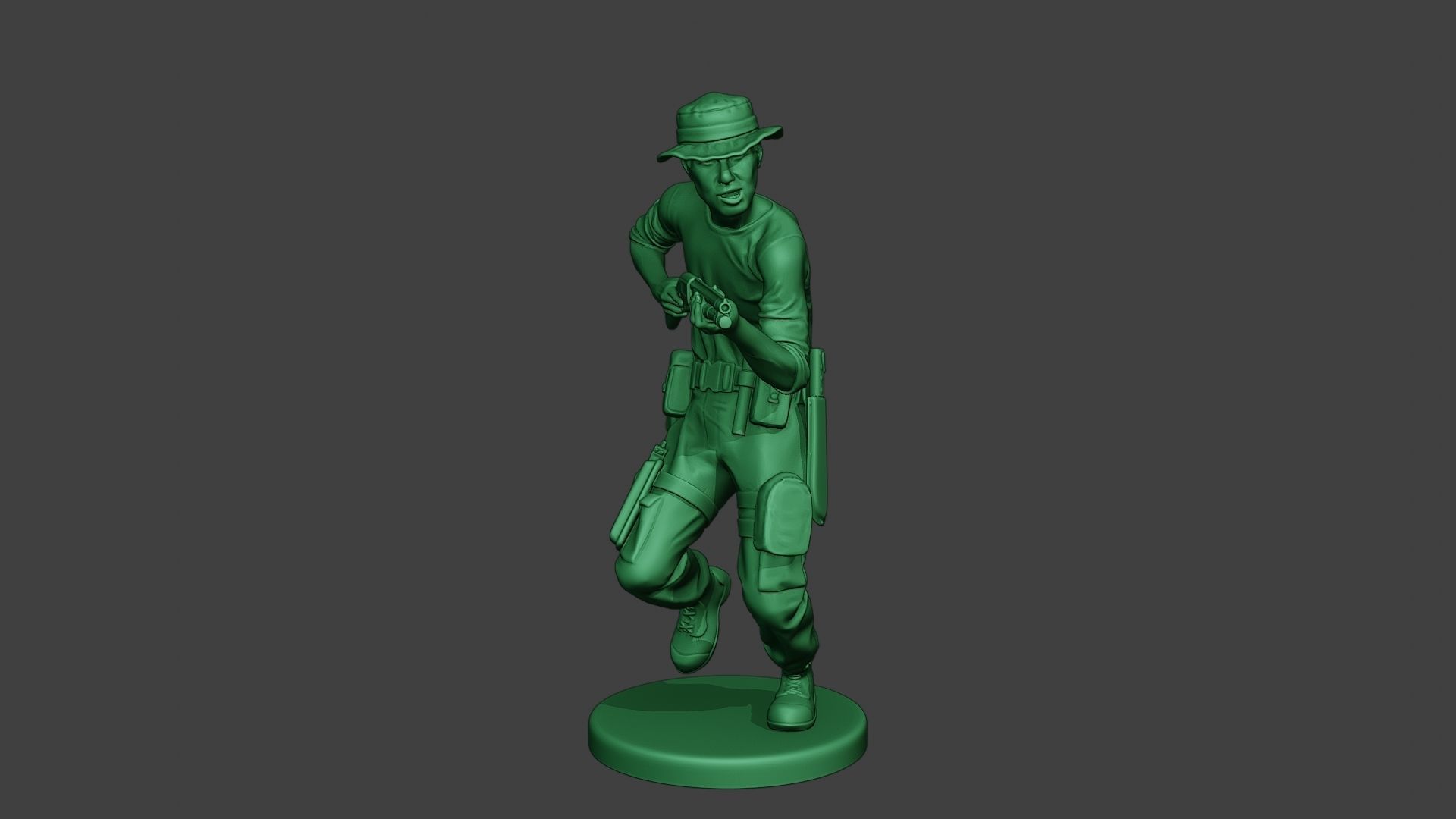 Modern Jungle Soldier Run7 MJS1 3D print model_11