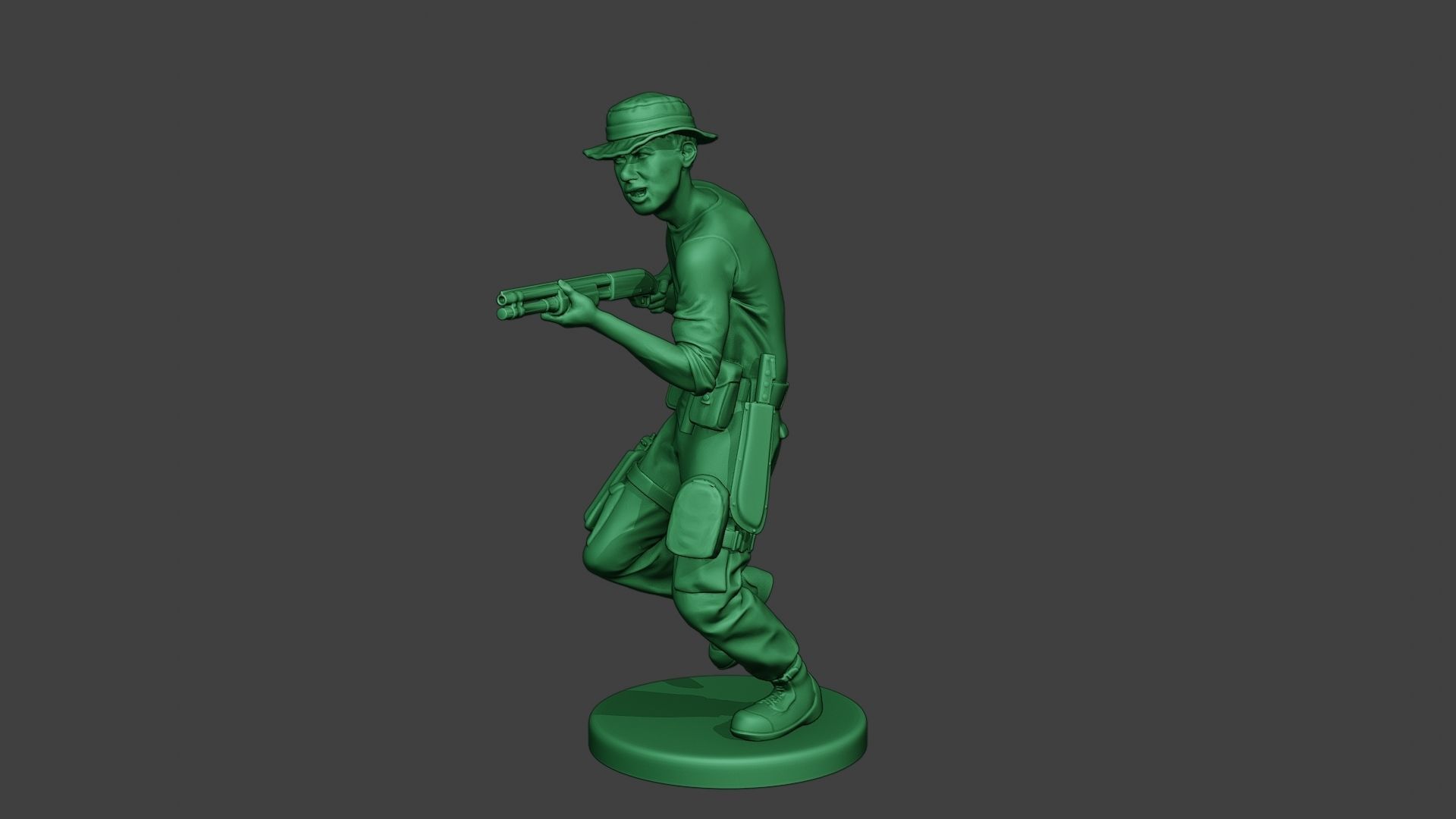 Modern Jungle Soldier Run7 MJS1 3D print model_2