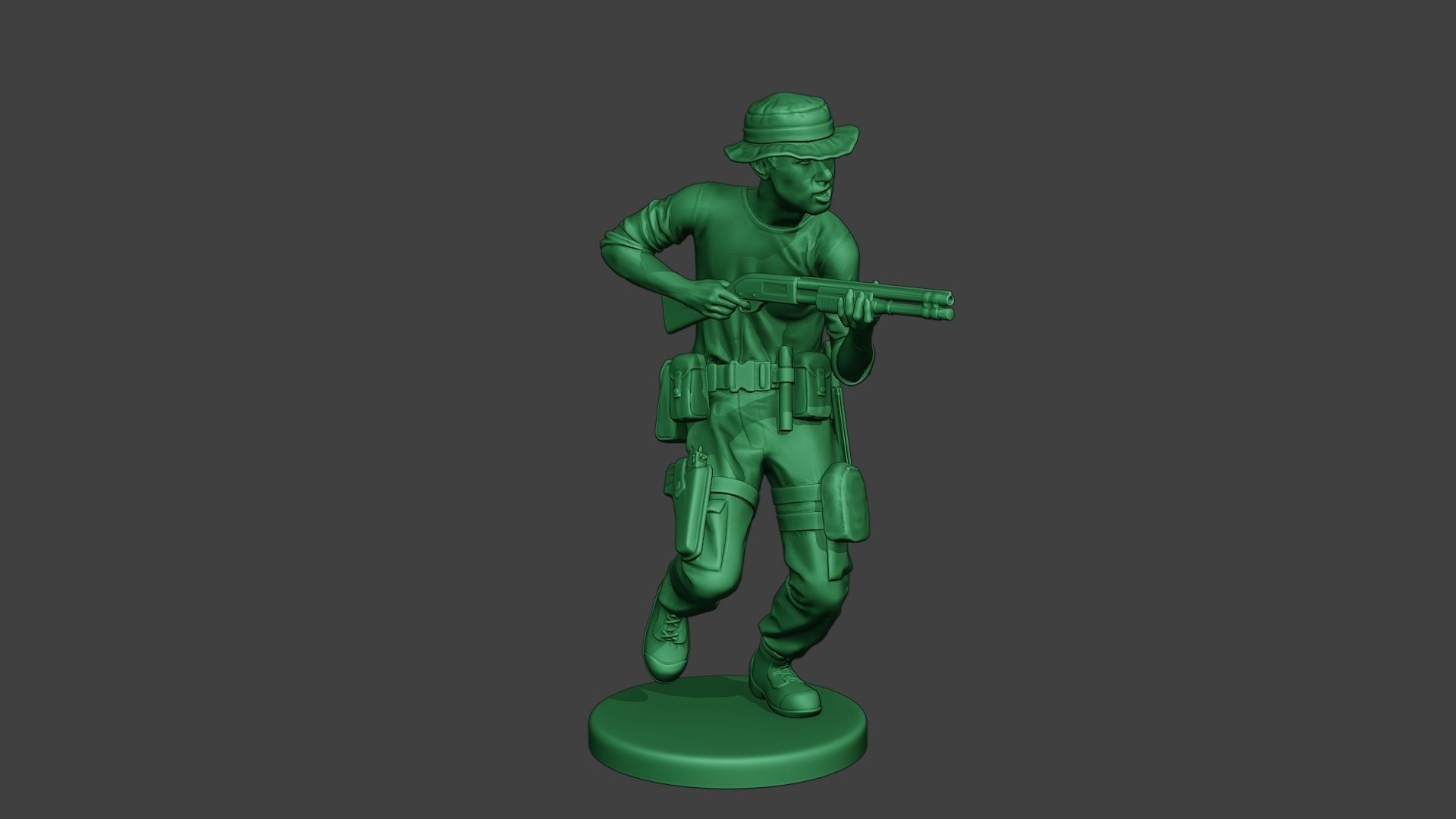 Modern Jungle Soldier Run7 MJS1 3D print model_10