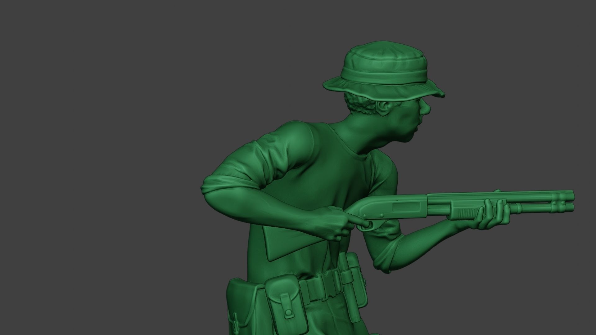 Modern Jungle Soldier Run7 MJS1 3D print model_20