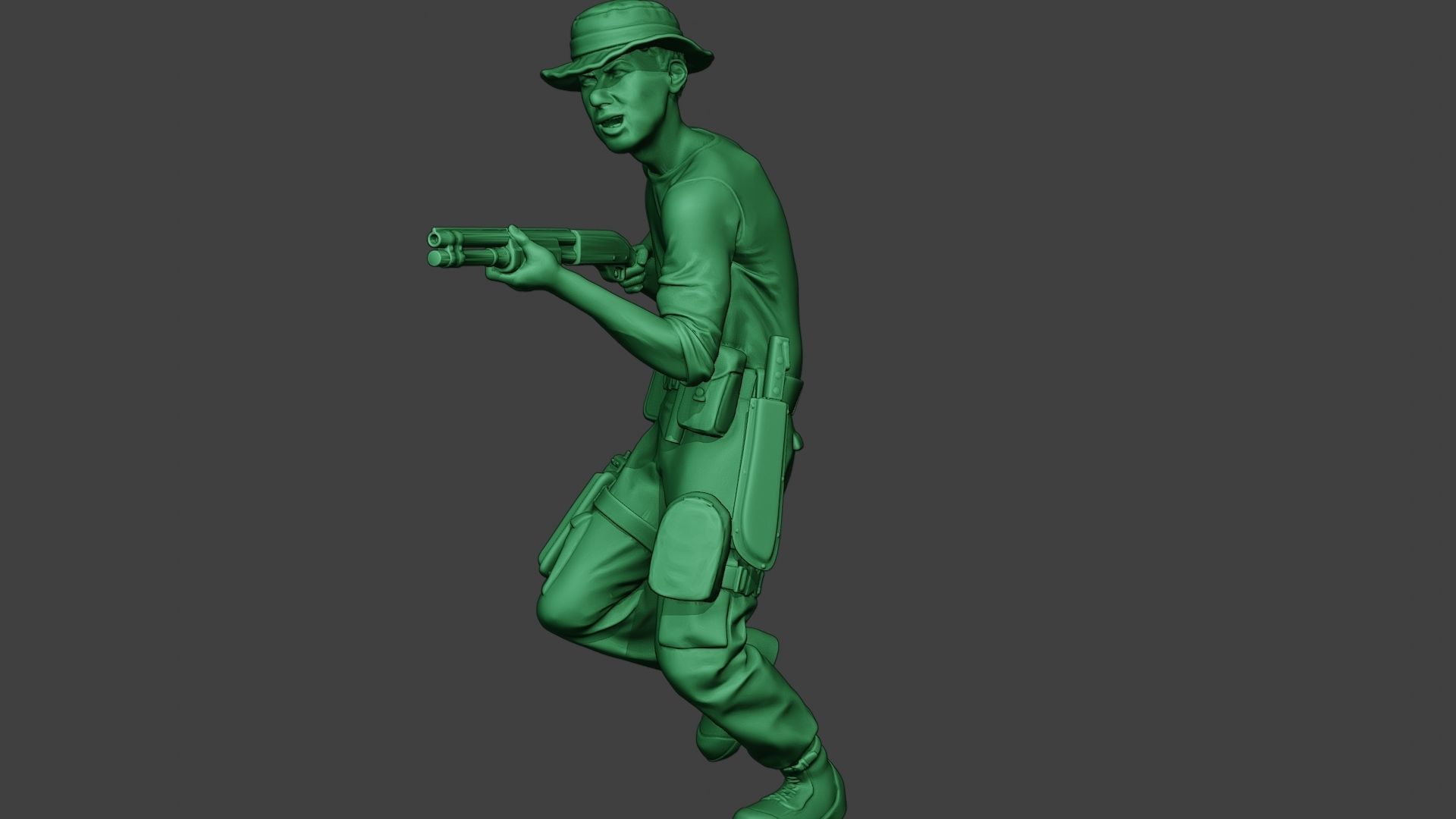 Modern Jungle Soldier Run7 MJS1 3D print model_27