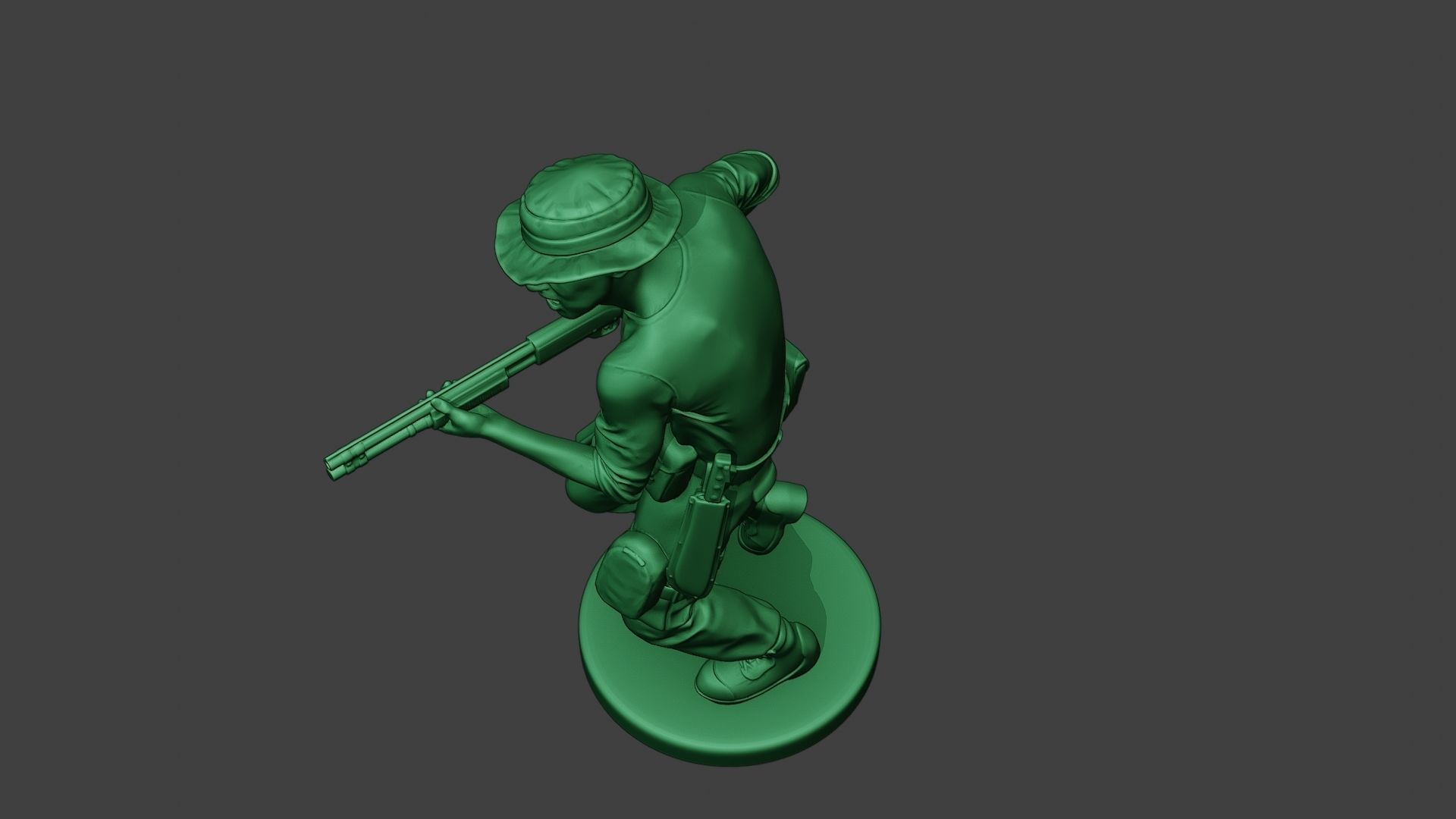 Modern Jungle Soldier Run7 MJS1 3D print model_15