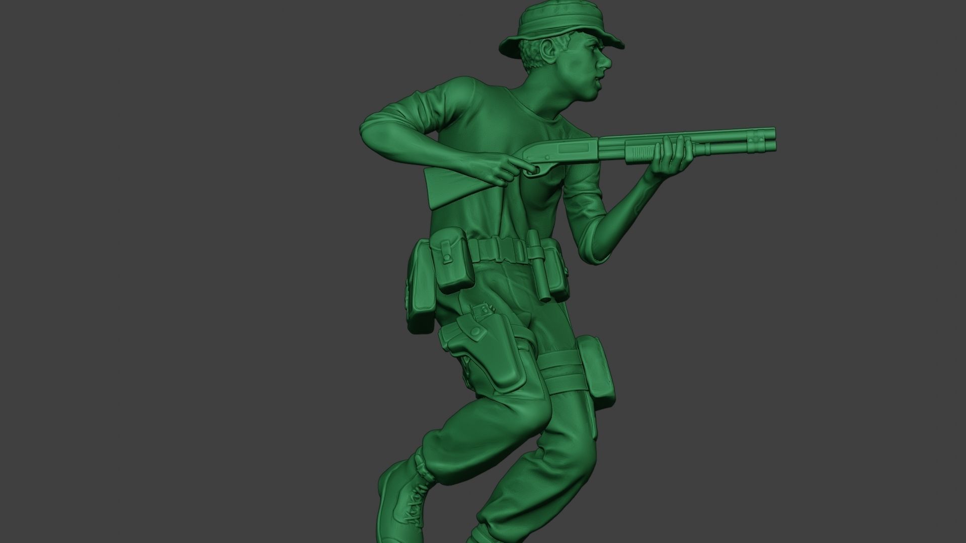 Modern Jungle Soldier Run7 MJS1 3D print model_29