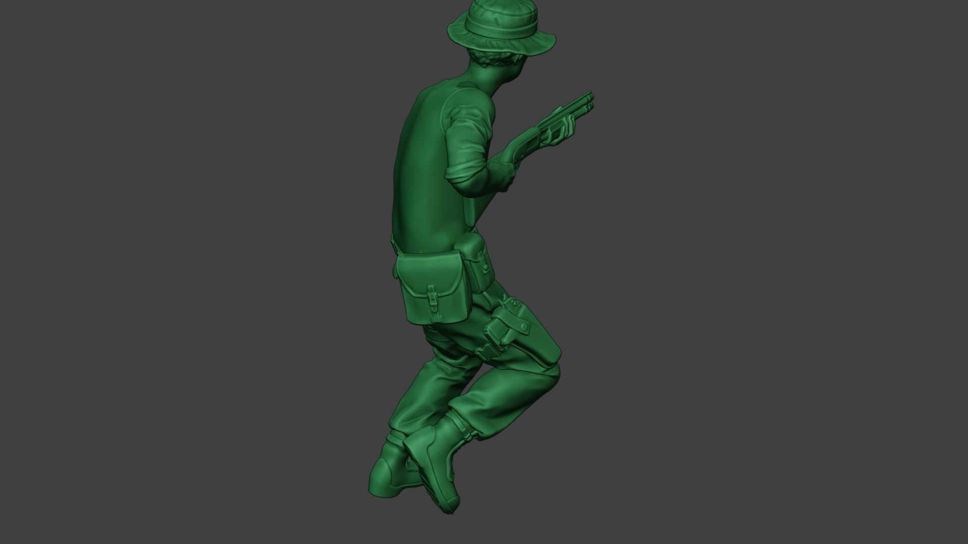 Modern Jungle Soldier Run7 MJS1 3D print model_24