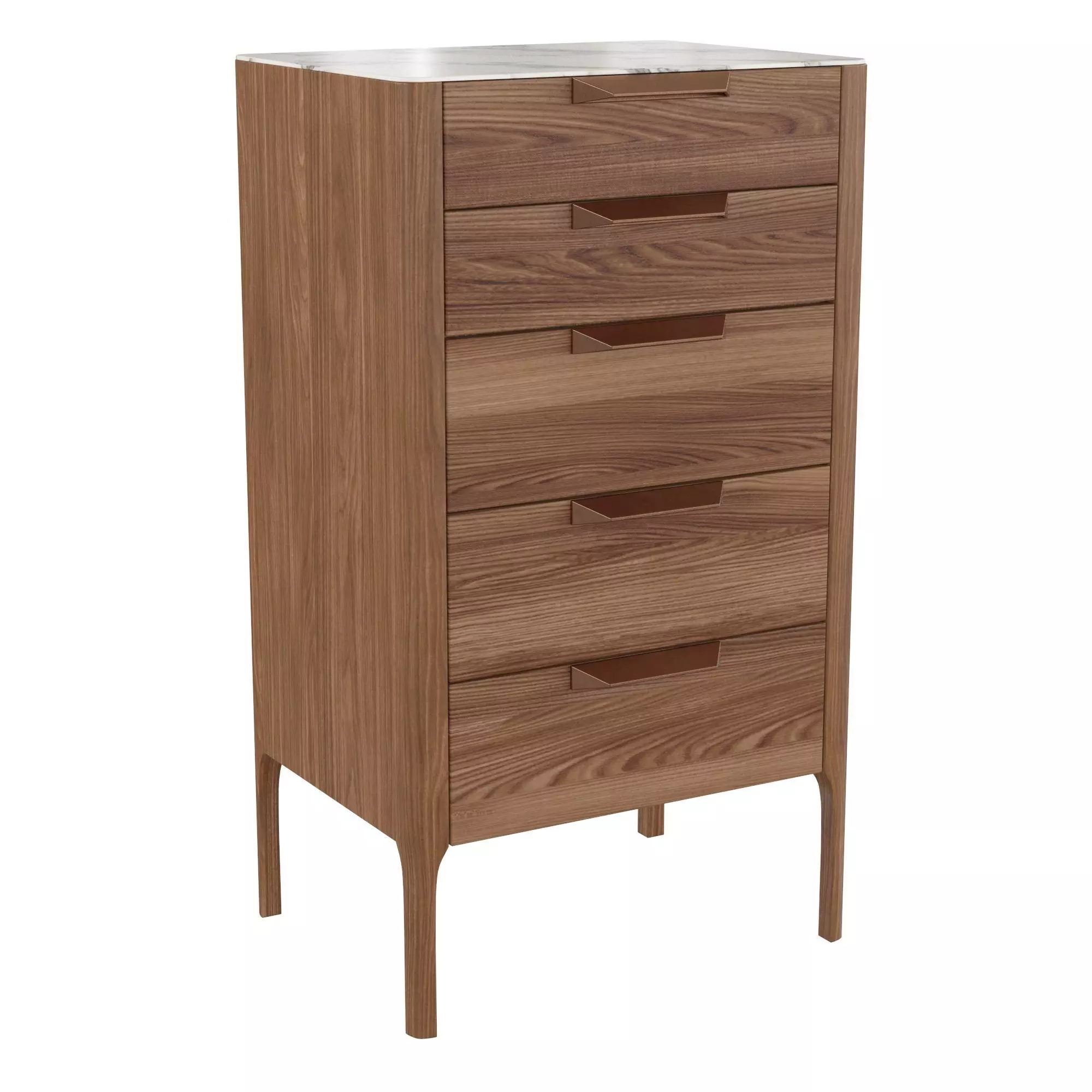 Chest of drawers CP1806-A walnut 3D model_0
