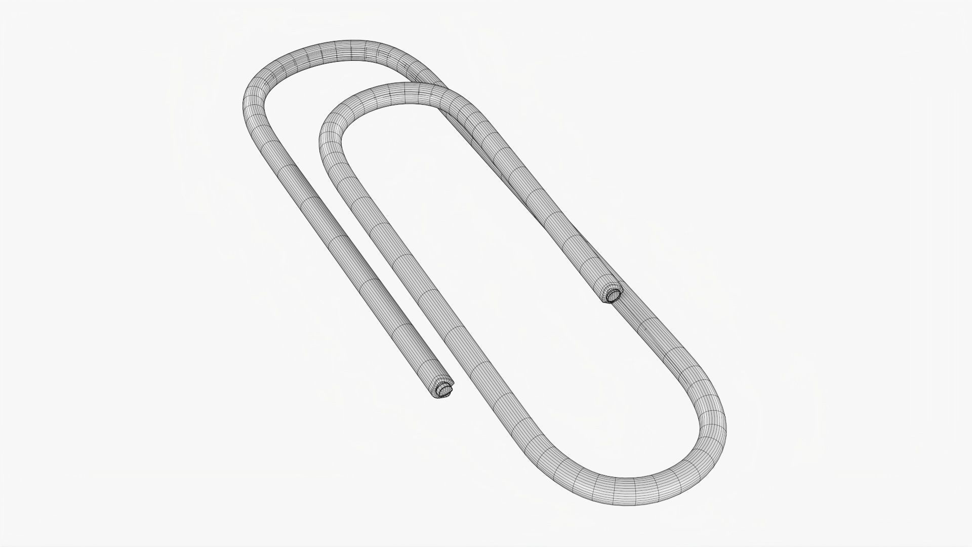 Paper clip 3D model_7