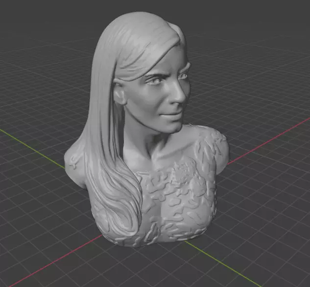 Sandra Bullock 3D print model_6