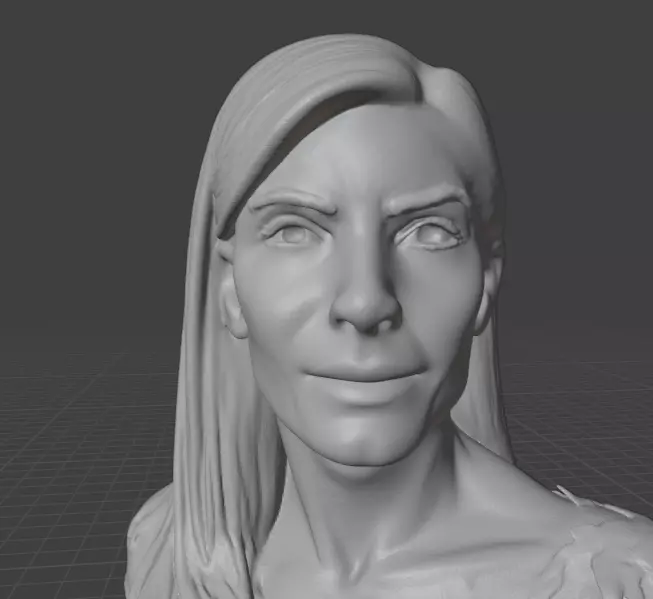Sandra Bullock 3D print model_13