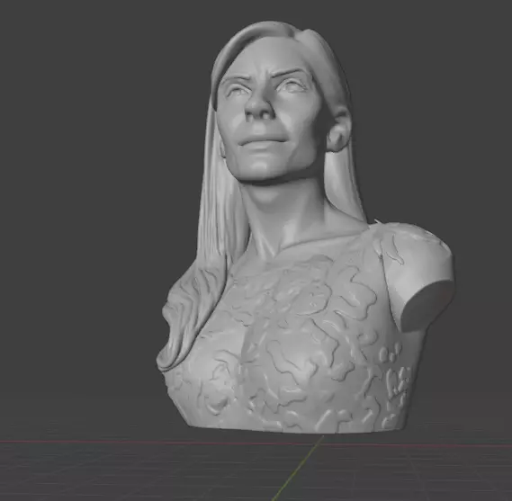 Sandra Bullock 3D print model_7