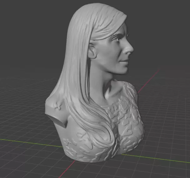Sandra Bullock 3D print model_3