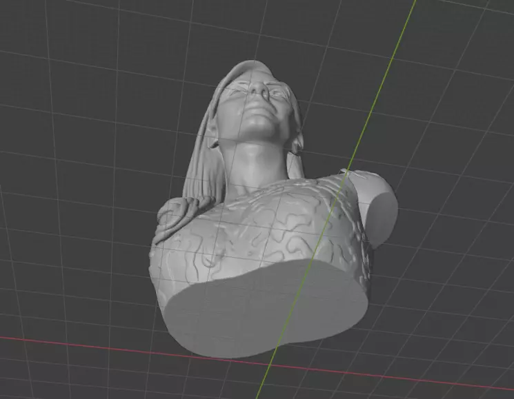 Sandra Bullock 3D print model_12