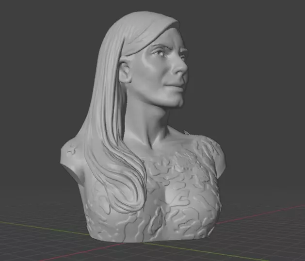 Sandra Bullock 3D print model_2