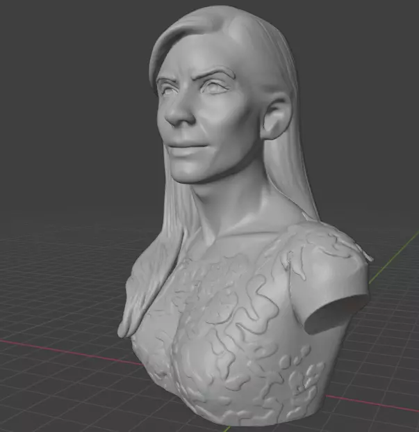 Sandra Bullock 3D print model_8