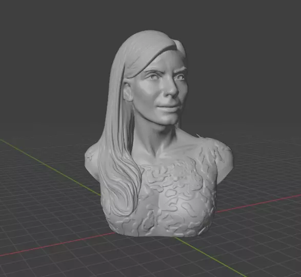 Sandra Bullock 3D print model_1