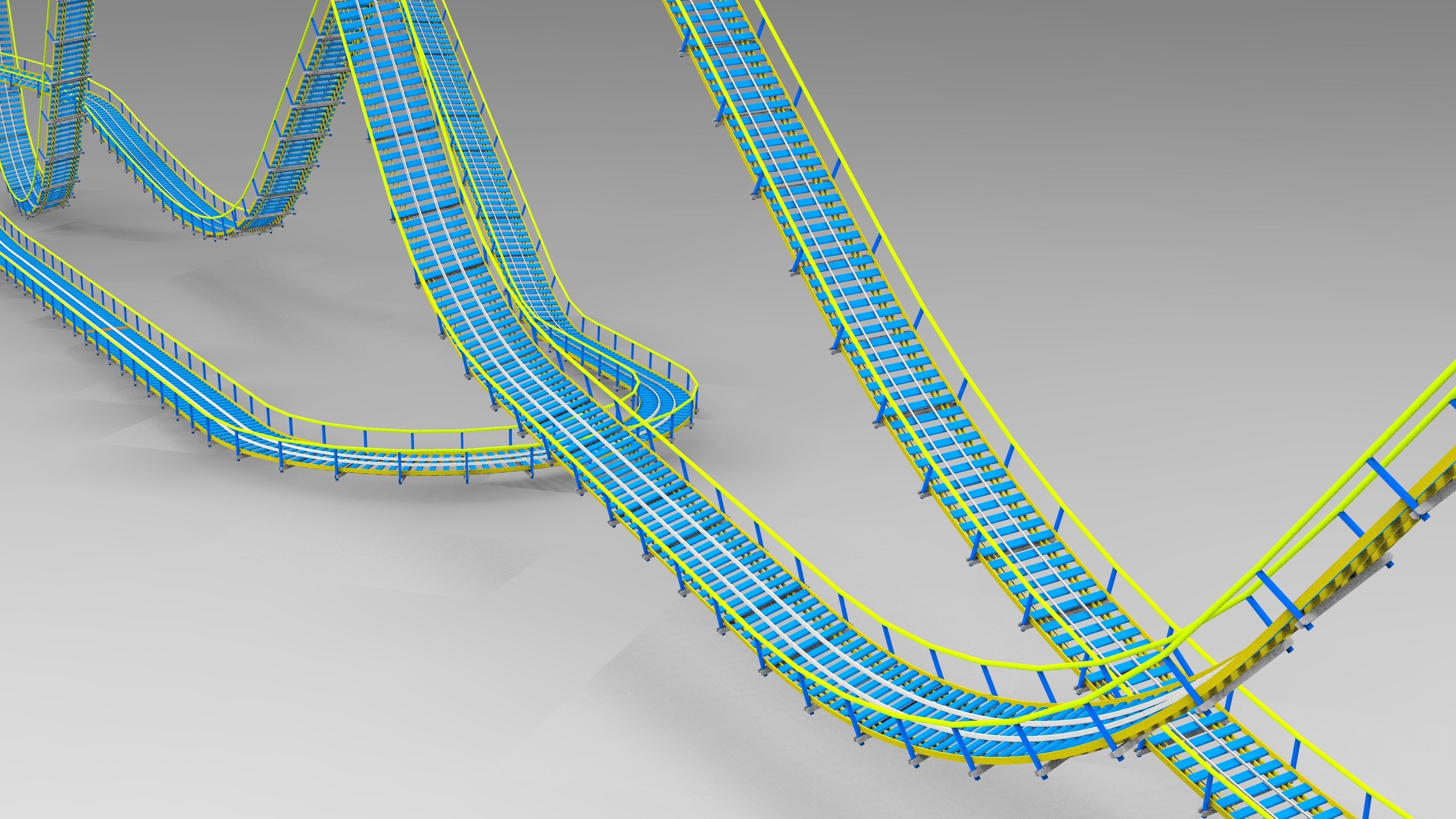 El Toro - Six Flags Great Adventure 3D model_6
