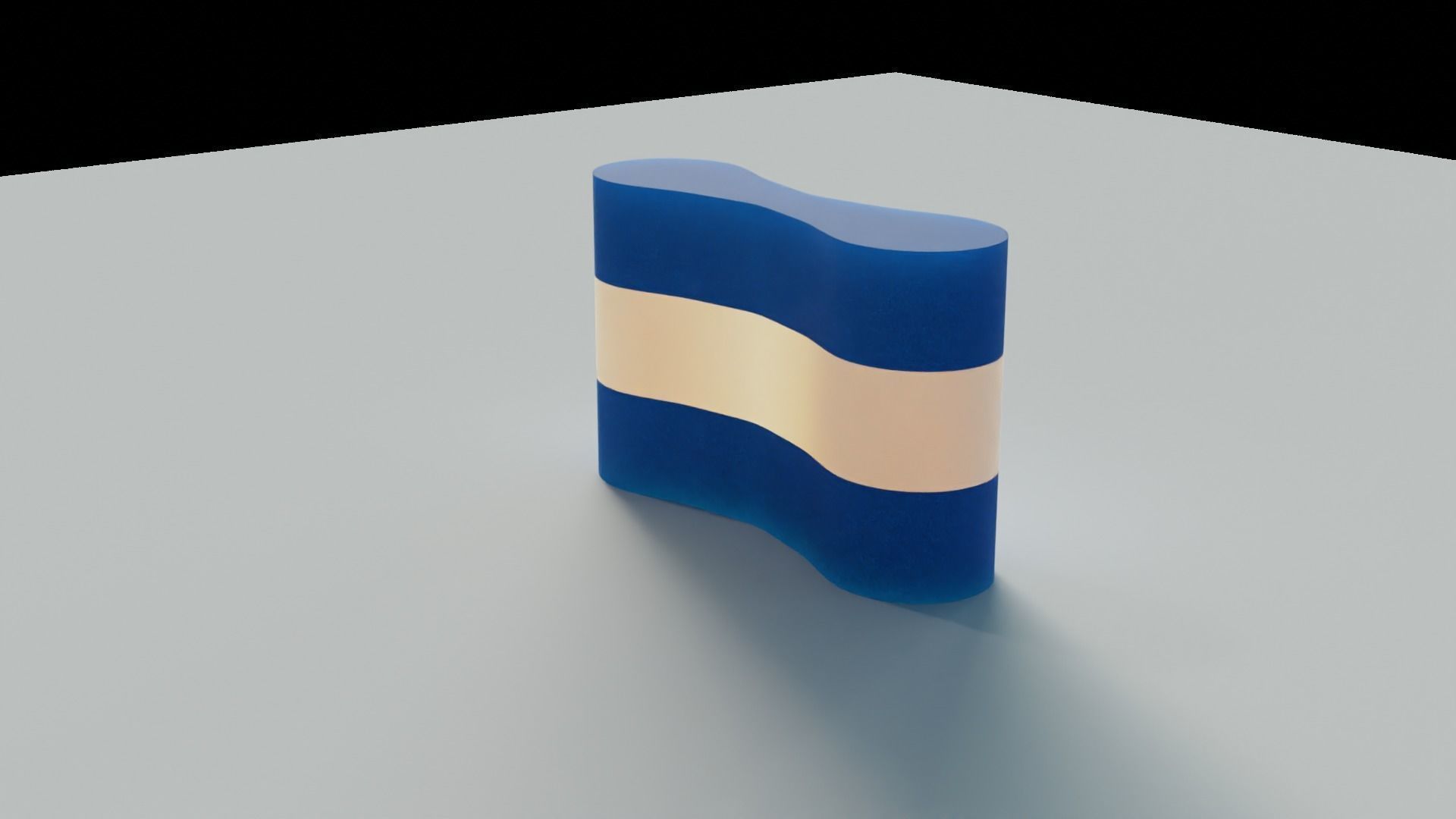 Swimming Pull Buoy Float Low-poly 3D model_4