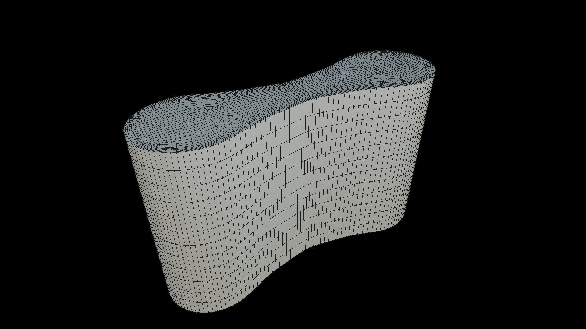 Swimming Pull Buoy Float Low-poly 3D model_6