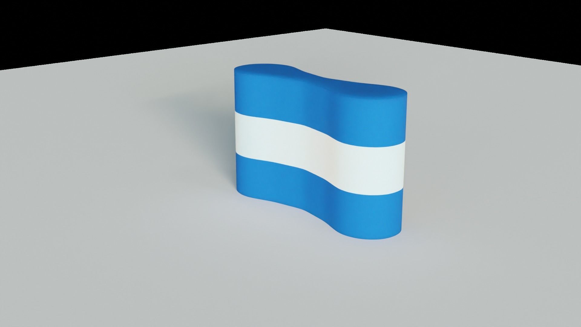 Swimming Pull Buoy Float Low-poly 3D model_2