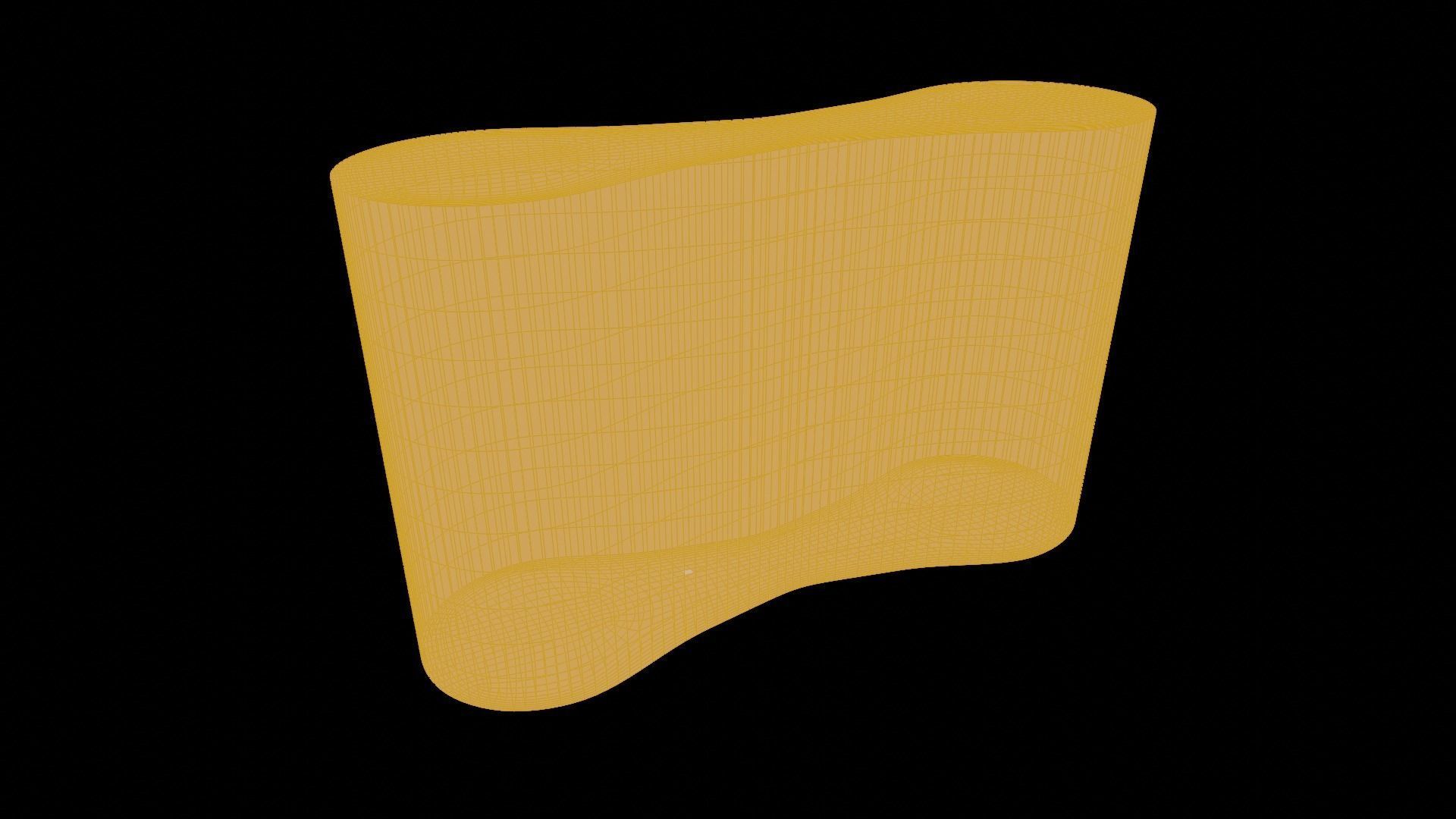 Swimming Pull Buoy Float Low-poly 3D model_8