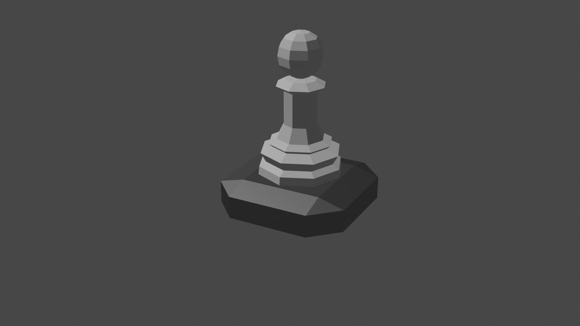 Chess complete Set  Low-poly 3D model_4
