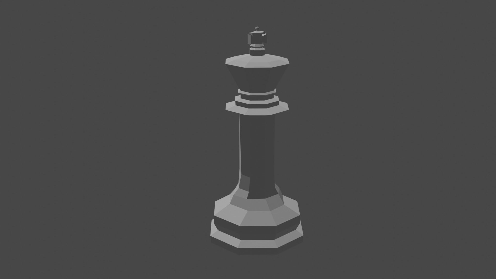 Chess complete Set  Low-poly 3D model_3