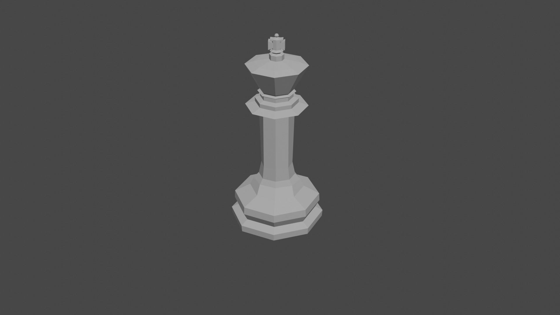 Chess complete Set  Low-poly 3D model_5