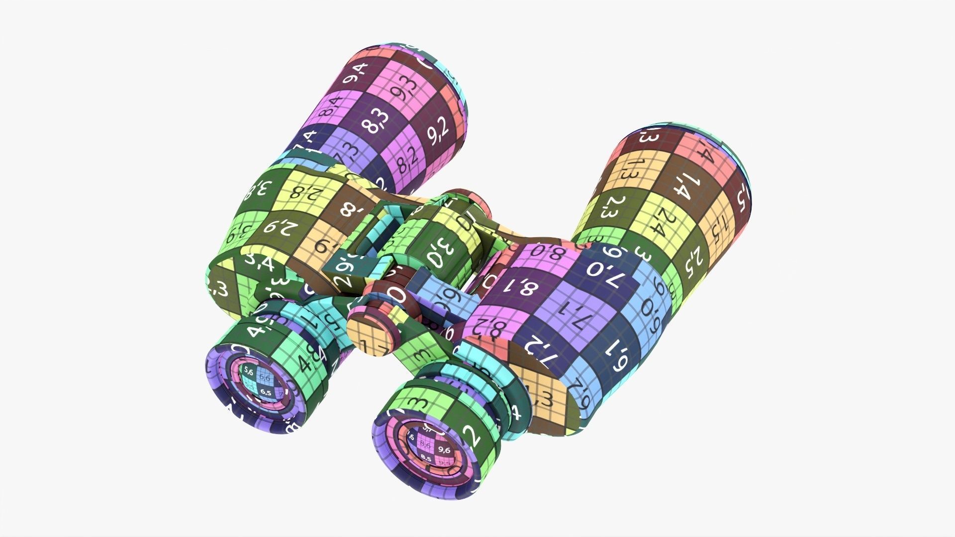 Binoculars 02 3D model_12