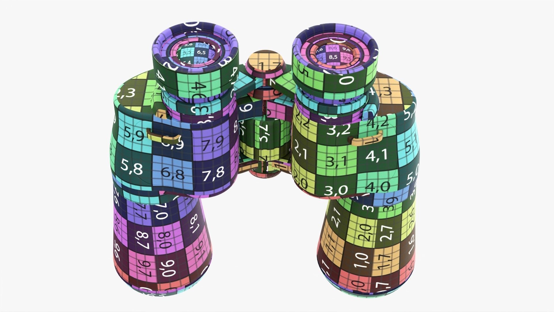 Binoculars 02 3D model_14