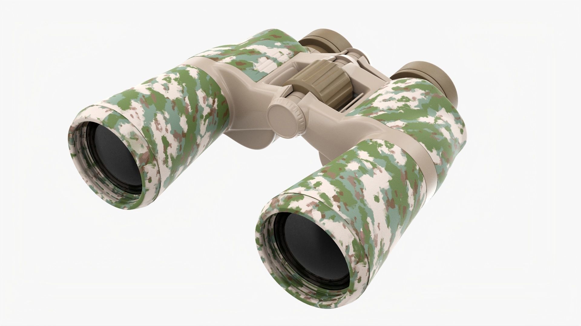 Binoculars 02 3D model_1